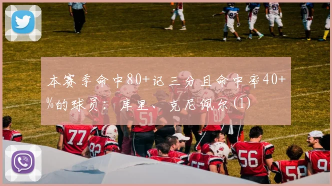 本赛季命中80+记三分且命中率40+%的球员：库里、克尼佩尔(1)